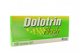 DOLOTRIN FLASH ODT 37,5 MG/325 MG - CAJA x 10 TAB