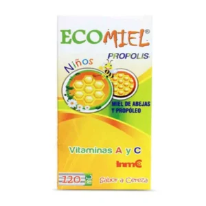 ECOMIEL PROPOLIS JARABE NIÑOS - FCO x 120 ML + COPA - SABOR CEREZA