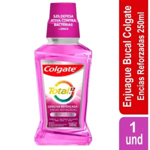 ENJUAGUE BUCAL COLGATE TOTAL 12 ENCIAS REFORZADAS - FCO x 250 ML