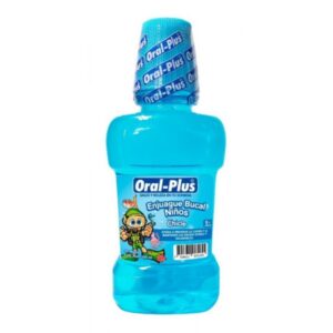 ENJUAGUE BUCAL NIÑO 6+ ORAL-PLUS - FCO x 260 ML - SABOR CHICLE