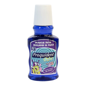 ENJUAGUE BUCAL REVELADOR DE PLACA PROQUIDENT JUNIO - FCO x 200 ML - SABOR CHICLE MENTOLADO