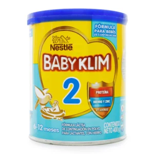 FORMULA INFANTIL BABY KLIM 2 X 400 GR