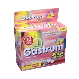 GASTRUM FAST  10 MG - CAJA x 48 TAB MASTICABLE TUTTI FRUTTI