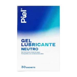 GEL LUBRICANTE PIEL NEUTRO - CAJA x 30 SACHET x 4.5 ML C/U