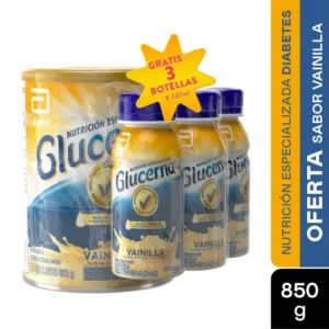 GLUCERNA - LATA x 900 GR VAINILLA - GTS 3 GLUCERNA LIQ - BOTELLA x 237 ML - VAIN - OFERT
