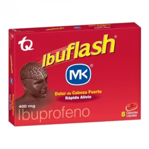 IBUFLASH FORTE 400 MG - CAJA x 8 CAP (LAB  MK)