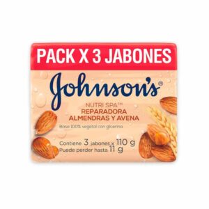 JABON J&J NUTRI SPA REPARADORA ALMENDRAS Y AVENA - BARRA x 110 GR