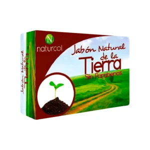 JABON NATURAL DE LA TIERRA SIN PARABENOS - CAJA x 1 BARRA x 100 G