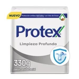 JABON PROTEX ANTIBACTERIAL LIMPIEZA PROFUNDA - PAQUETE x 3 UNID x 110 G C/U x 330 G