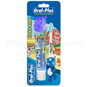 KIT GOLDKIDS ORAL-PLUS CEPILLO DENTAL + CREMA DENTAL EN GEL x 70 GR + PROTEC.