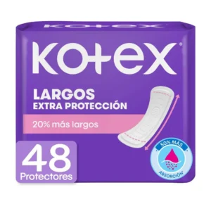 KOTEX PROTECTORES DIARIOS  LARGOS EXTRA PROTECCION - PQTE x 48 UND