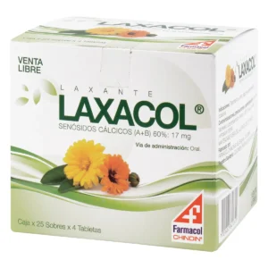 LAXACOL - CAJA x 25 SOB x 4 TAB