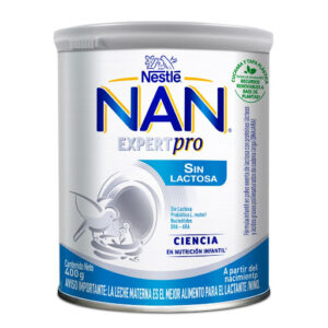 LECHE NAN SIN LACTOSA - LATA x 400 GR