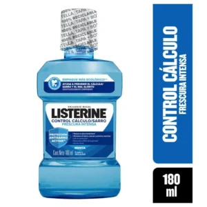 LISTERINE CONTROL CALCULO/SARRO - ZERO ALCOHOL MENTA SUAVE - FCO x 180 ML