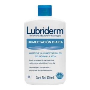 LUBRIDERM PIEL NORMAL - FCO x 400 ML (TAPA AZUL)