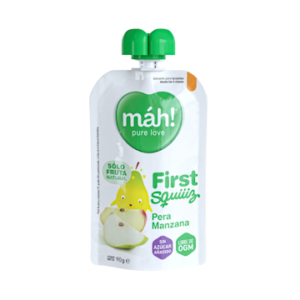 MAH PURE INFANTIL SABOR PERA-MANZANA +6 MESES - BOLSA x 90 GR
