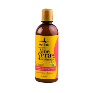MANTHOE REPOLARIZADOR CON ALOE VERA + KERATINA - FCO x 500 ML