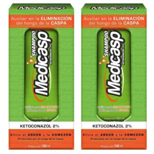MEDICASP SHAMPOO 2% - FCO x 100 ML - PREPACK x 2 UND - PRECIO ESPECIAL - OFERTA