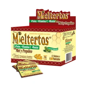 MIELTERTOS CARAMELO DURO - CAJA x 12 SOBRES x 4 CARAMELOS x SOBRE