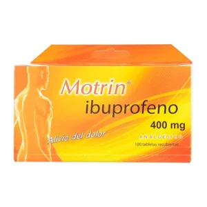 MOTRIN 400 MG - CAJA x 100 TAB