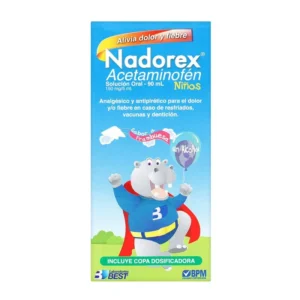 NADOREX NIÑOS 150 MG/5 ML SLN ORAL - FCO x 90 ML SABOR FRAMBUESA