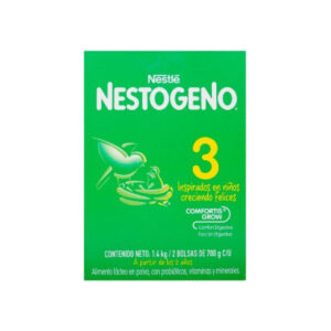 NESTOGENO 3  L COMFORTIS - CAJA x 2 BOLSAS x 700 GR C/U TOTAL 1.4 KG - BAG IN BOX