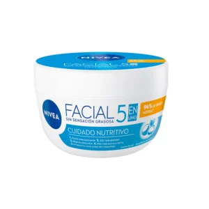 NIVEA CREMA CUIDADO NUTRITIVO FACIAL 5 EN 1 CON MANTECA DE KARITE - POTE x 50 ML (50 G)