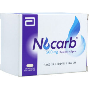 NOCARB 500 MG - CAJA x 60 TAB