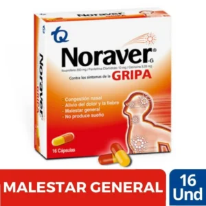 NORAVER GRIPA - CAJA x 16 CAPS
