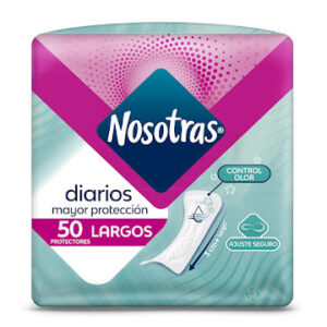 NOSOTRAS DIARIOS MAYOR PROTECCION PROTECTORES LARGOS - PQTE x 50 UND