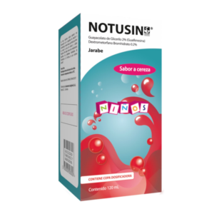 NOTUSIN NIÑOS 2%/0.2% JARABE - FCO x 120 ML - SABOR CEREZA