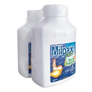MILPAX PLUS SUSP ORAL MENTA FRESCA - FCO x 355 ML - PREPACK x 2 UNIDADES - OFERTA ESPECIAL