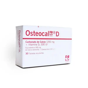OSTEOCAL D 1250 MG/330 UI - CAJA x 30 TAB
