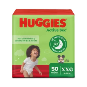 PAÑAL HUGGIES ACTIVE SEC ETAPA 5-6 - PQTE x 30 UND