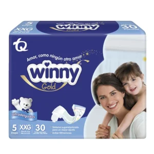 PAÑAL WINNY GOLD ULTRA ABSORBENTE ETAPA 5 - PQTE x 30 PAÑALES