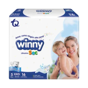 PAÑAL WINNY ULTRAT/SEC ETAPA 5 - BOLSA x 16 PAÑALES