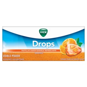 PASTILLAS VICK NARANJA 5 UND CAJA x 24 SOBRES