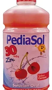 PEDIASOL 30 ZINC SLN ORAL - FCO x 500 ML - SABOR CEREZA
