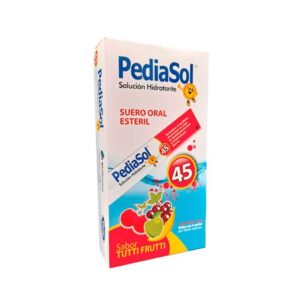 PEDIASOL 45 SLN ORAL - CAJA x 5 SACHETS x 100 ML C/U - SABOR TUTTI FRUTI