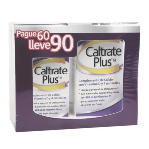PREPACK CALTRATE 600 PLUS M - FCO x 60 TAB + CALTRATE PLUS M - FCO x 30 TAB - OFERTA ESPECIAL