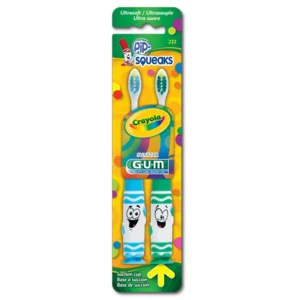 PREPACK CEPILLO GUM CRAYOLA NIÑOS 2 x 1 REF232 - OFERTA ESPECIAL