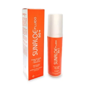 PROTECTOR SOLAR E HIDRATANTE SUNALOE FLUIDO 50+ - FCO x 50 G
