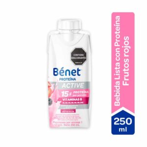 PROTENIA BENET ACTIVE LIQUIDO - TETRA PAK x 250 ML - SABOR FRUTOS ROJOS