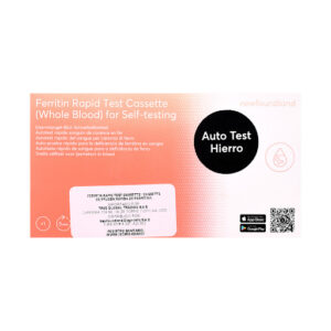 PRUEBA DE DEFICIENCIA HIERRO TEST FERRITIN WHOLE BLOOD FOR SELF-TESTING X 1 TEST