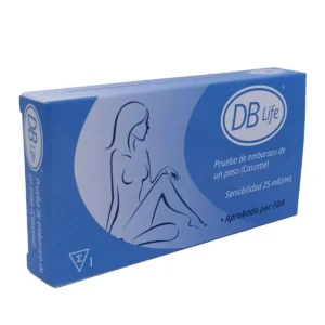 PRUEBA DE EMBARAZO HCG CASSETTE ULTR. SENSIBLE DB LIFE POR ORINA - CAJA x 1 KIT