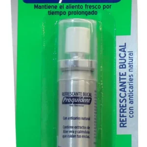 REFRESCANTE BUCAL CON ANTICARIES NATURAL PROQUIDENT - FCO SPRAY x 8 ML - SABOR MENTA