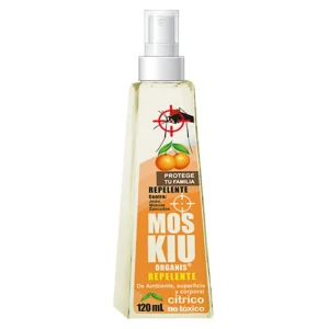 REPELENTE CONTRA INSECTOS MOSKIU ORGANIS CITRICO SLN TOP - FCO x 120 ML