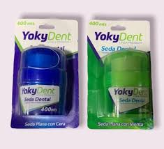SEDA DENTAL CON ALOE VERA YOKY DENT - REPUESTO UNIVERSAL x 400 MTS