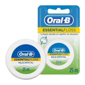 SEDA DENTAL ORAL B ESSENTIAL FLOSS SABOR MENTA - DISP. x 25 MTS - ECONOPACK x 2