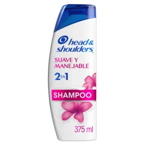 SHAMPOO HEAD-SHOULDERS 2 EN 1 - SUAVE Y MANEJABLE - FCO x 375 ML